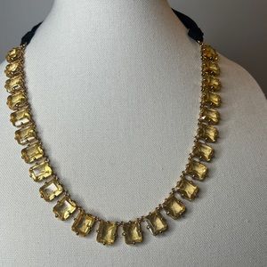 Vintage J. Crew citrine necklace
